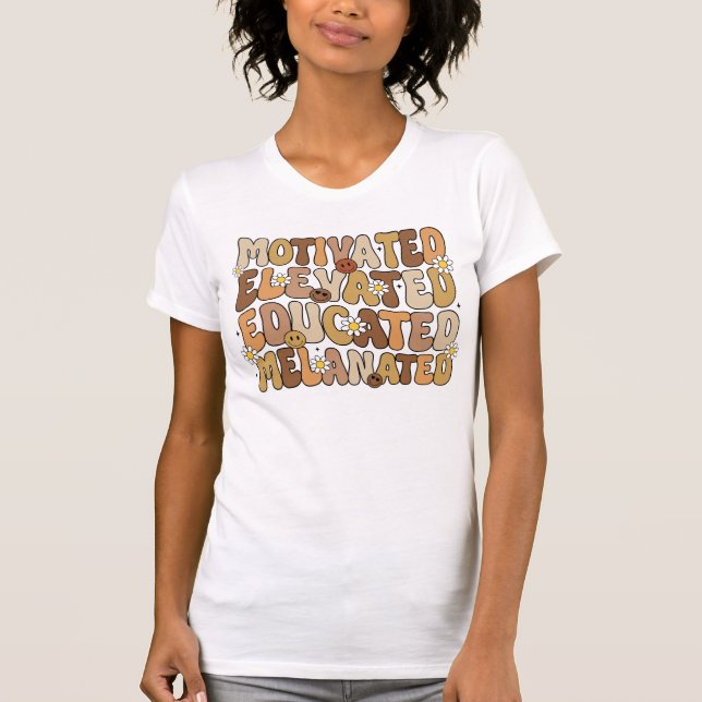 Camiseta Tipografía de Afirmación Empoderante  (Anverso)