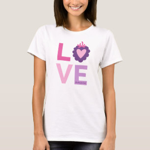 Camiseta Tipografía de amor lindo