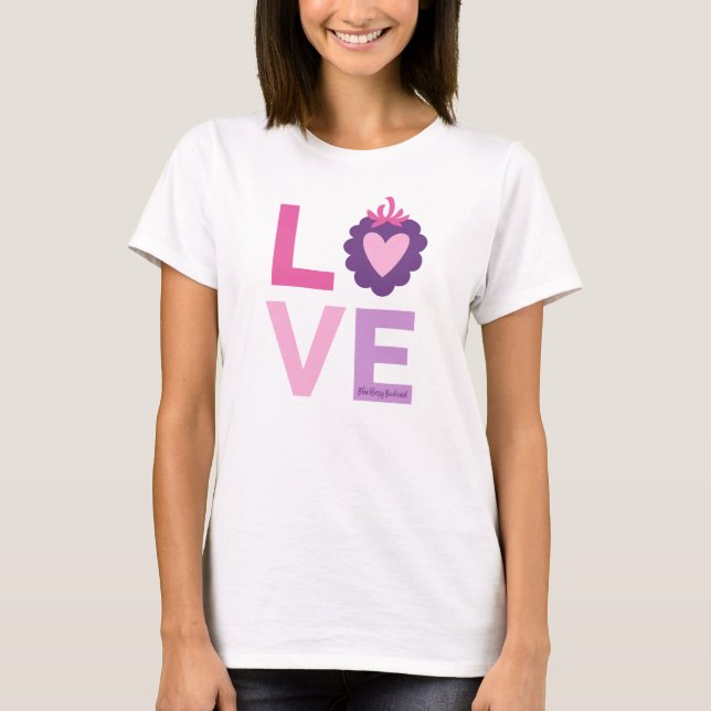 Camiseta Tipografía de amor lindo (Anverso)