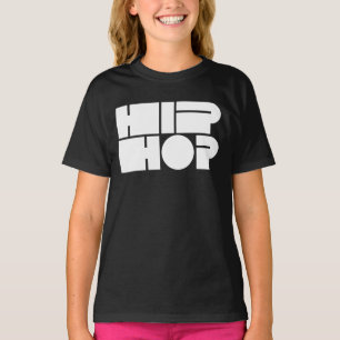 Camiseta Tipografía de bloque de Hip Hop