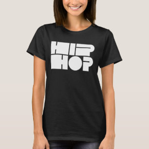 Camiseta Tipografía de bloque de Hip Hop