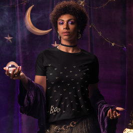 Camiseta Tipografía de boo de Halloween