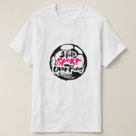 Camiseta Tipografía de Campeones de Deporte que Amo