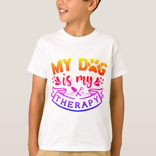 Camiseta Tipografía de Cita de Perro (Anverso)