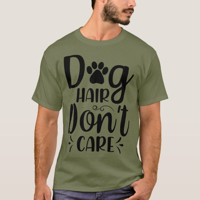 Camiseta Tipografía de citas de perros (Anverso)