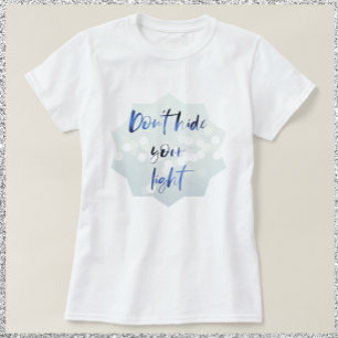 Camiseta Tipografía de citas positivas