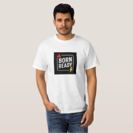 Camiseta Tipografía de confianza preparada para nacer Desi