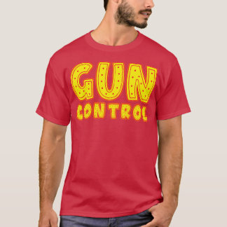 Camiseta Tipografía de control de armas