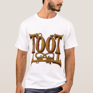 Camiseta Tipografía de cuerno de latón TOOT