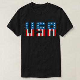 Camiseta Tipografía de Estados Unidos