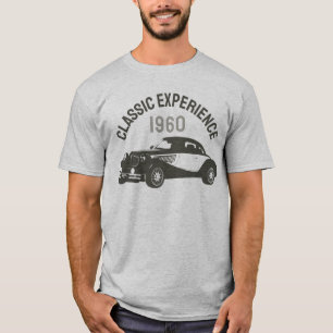 Camiseta Tipografía de experiencia clásica de automóvil ant