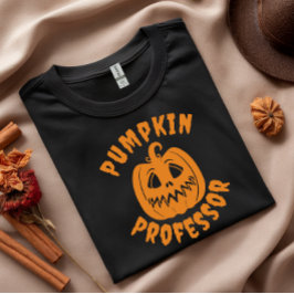 Camiseta Tipografía de Fanny calabaza Profesora naranja