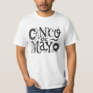 Camiseta Tipografía de Guay Cinco De Mayo