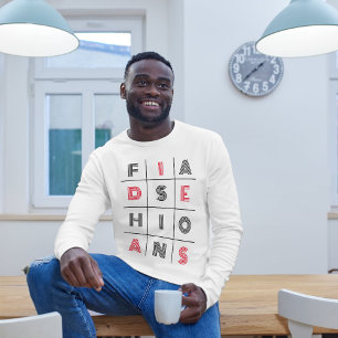 Camiseta Tipografía de ideas de moda