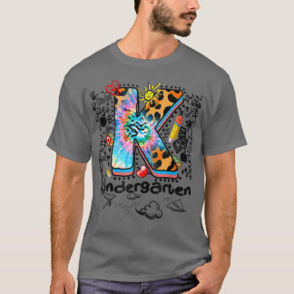 Camiseta Tipografía de jardín de infancia de vuelta a la es