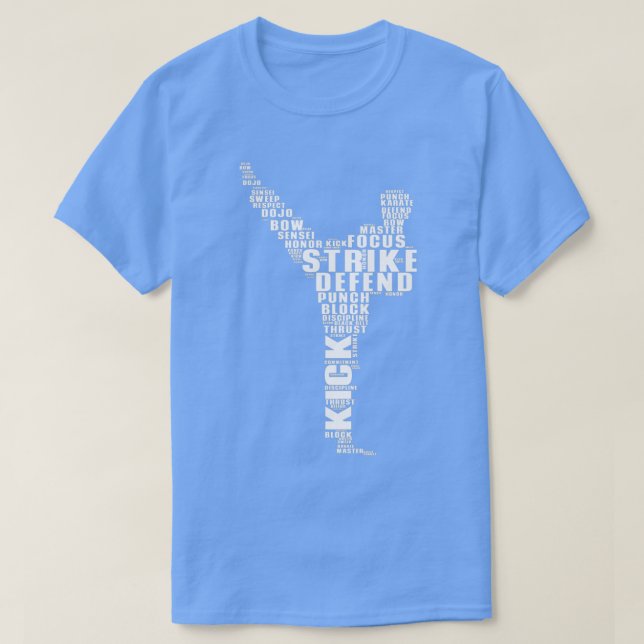 Camiseta Tipografía de Karate (Diseño del anverso)