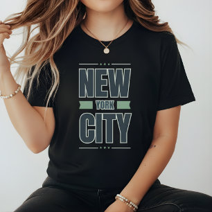 Camiseta Tipografía de la ciudad de Nueva York