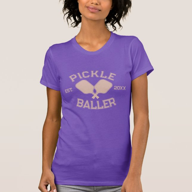 Camiseta Tipografía de la Colegiatura de Pickleball Pickle  (Anverso)