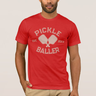 Camiseta Tipografía de la Colegiatura de Pickleball Pickle 
