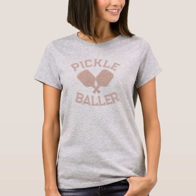 Camiseta Tipografía de la Colegiatura de Pickleball Pickle  (Anverso)