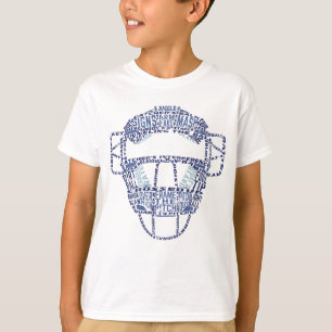 Camiseta Tipografía de la máscara de los colectores del