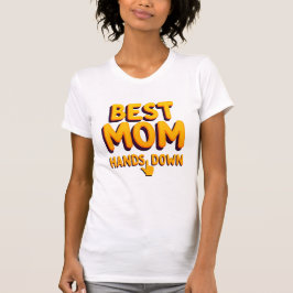 Camiseta Tipografía de la Mejor Mamá sin Discusión