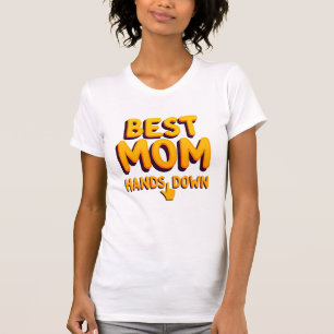 Camiseta Tipografía de la Mejor Mamá sin Discusión
