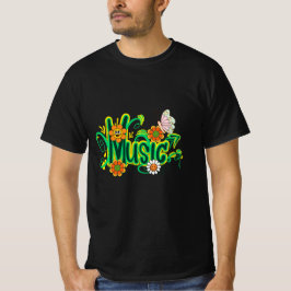 Camiseta Tipografía de las buenas vibraciones