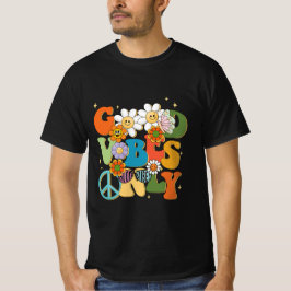 Camiseta Tipografía de las buenas vibraciones