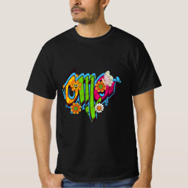Camiseta Tipografía de las buenas vibraciones