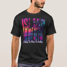 Camiseta Tipografía de las islas de las islas - Diseño de a