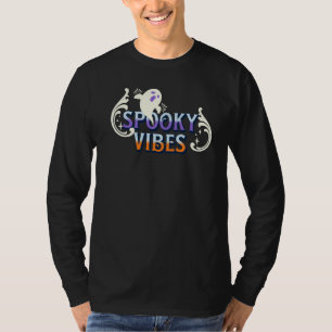 Camiseta Tipografía de letras con vibraciones espeluznantes