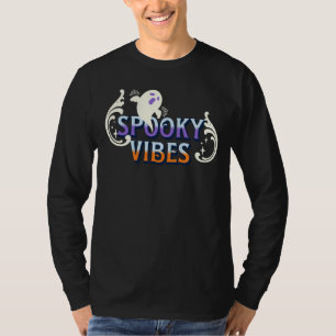 Camiseta Tipografía de letras con vibraciones espeluznantes