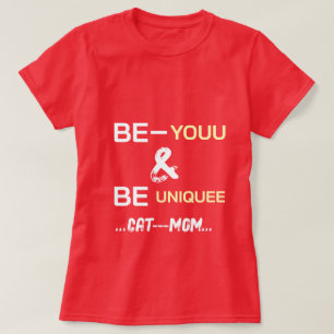 Camiseta Tipografía de lujo personalizada Mascota de gato r