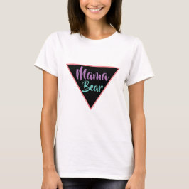 Camiseta Tipografía de Mama Bear y un BlackT-Shir