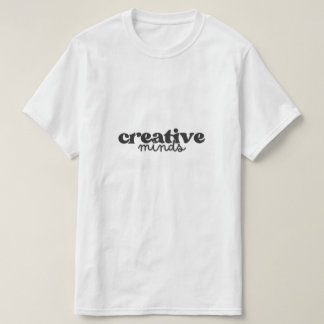 Camiseta Tipografía de Mentes Creativas Minimalistas - Esté