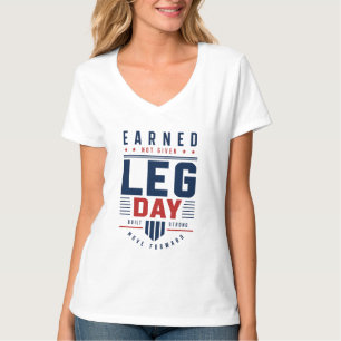 Camiseta Tipografía de Motivación de Gimnasio para Día de P