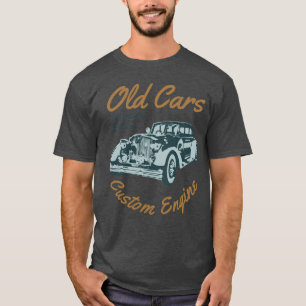 Camiseta Tipografía de motor de personalizado de coches ant