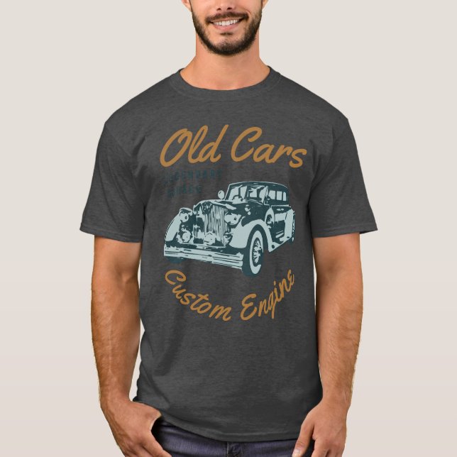 Camiseta Tipografía de motor de personalizado de coches ant (Anverso)