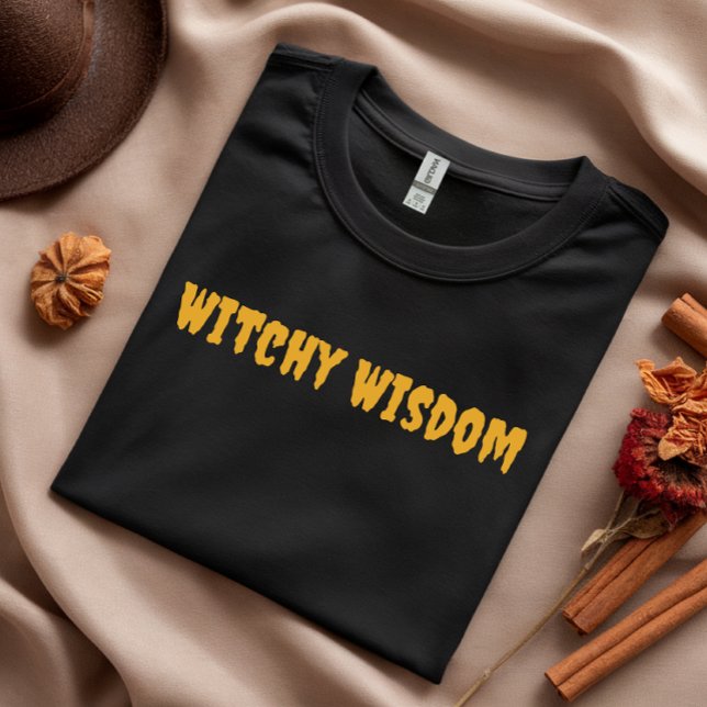 Camiseta Tipografía de naranja de Halloween de Wisdom (Subido por el creador)