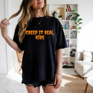 Camiseta Tipografía de naranja de profesores de humor de ha
