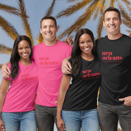 Camiseta Tipografía de Nueva Orleans Louisiana