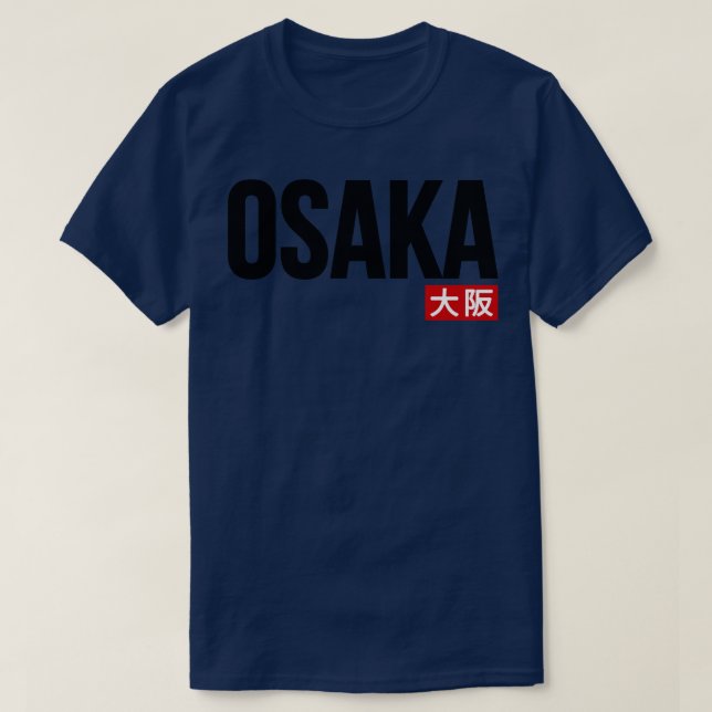 Camiseta Tipografía de Osaka (Diseño del anverso)