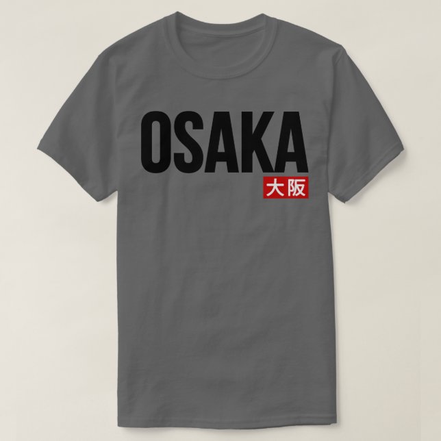 Camiseta Tipografía de Osaka 1 (Diseño del anverso)