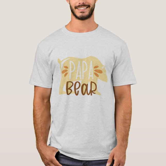 Camiseta Tipografía de Papá Oso (Anverso)
