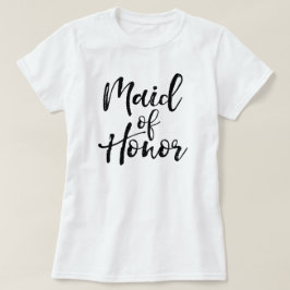 Camiseta Tipografía de pincel con letras elegantes | Emplea