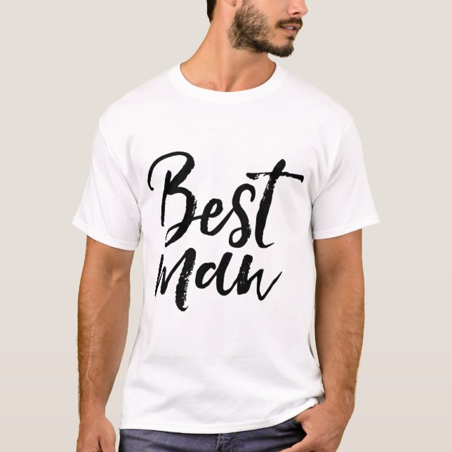 Camiseta Tipografía de pincel con letras elegantes | Padrin (Anverso)