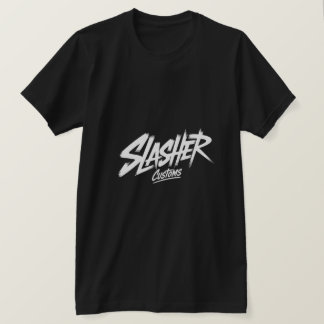 Camiseta Tipografía de pincelada brusca de Slasher Customs