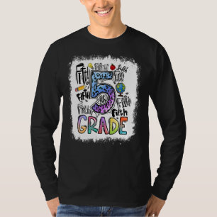 Camiseta Tipografía de quinto grado Equipo de tipografía de