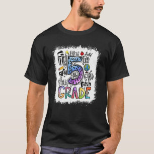 Camiseta Tipografía de quinto grado Equipo de tipografía de